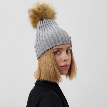 Women's cap minku rr 58-60, gray color-1