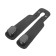 The hook on the head restraint is double, black