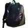 School backpack 38 x 30 x 16 cm, ergonomic back, Stavia "Super Car", black/green