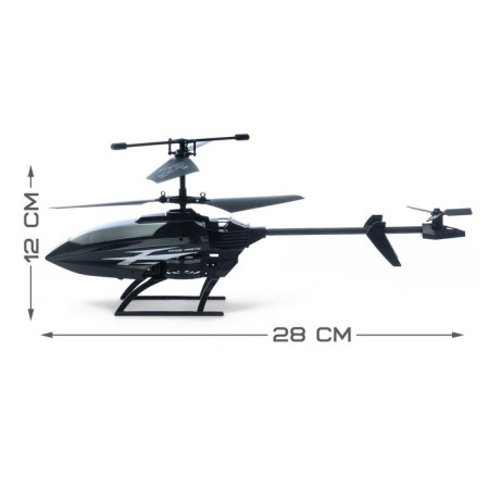 The radio -controlled “expert” helicopter works on the battery, the color is black-1