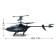 The radio -controlled “expert” helicopter works on the battery, the color is black