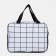 Cosmetic bag with lightning, white/black color