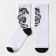 Socks, white color/black dragon, river 29