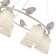 Suspended EVOLUCE lamp. Sle1155-503-06. Lavinia. 6x40 watts, E27, 68x68x2.5 cm, white color