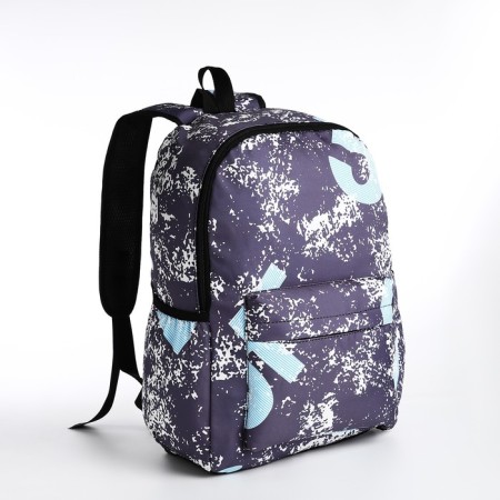 A backpack with a zipper, the color is gray-2