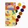 Sweet children's gift "Santa Claus": sweets 700 g, paints 12 colors, feeder