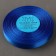 Satin ribbon, 12 mm × 33 ± 2 m, color blue No. 040