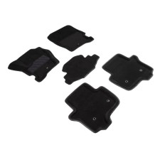 Pile rug for Land Rover Discovery IV, 2009-, Black