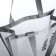 Household bag without fastening, gray color