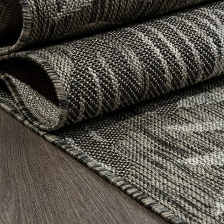 Rectangular carpet Merinos Kair, size 200x290 cm, Gray color-3