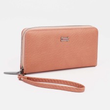 Women's wallet with lightning, pink color