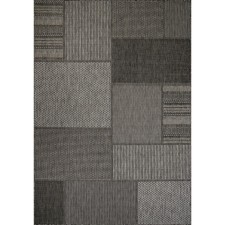 Rectangular carpet Merinos Kair, size 200x390 cm, Gray color