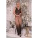 Female suit, size 50, beige color