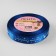 Atlase tape "Happy New Year", 15 mm, 23 ± 1 m, blue color No. 122
