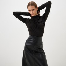 Джемпер женский с драпировкой MIST Classic Collection, р. 46, черный