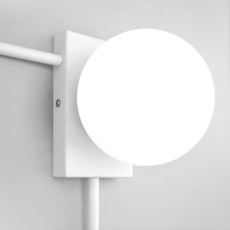 Wall lamp EUROSVET Fredo 40036/1, E14, 1x60W, 200x145x300 mm, white color-1