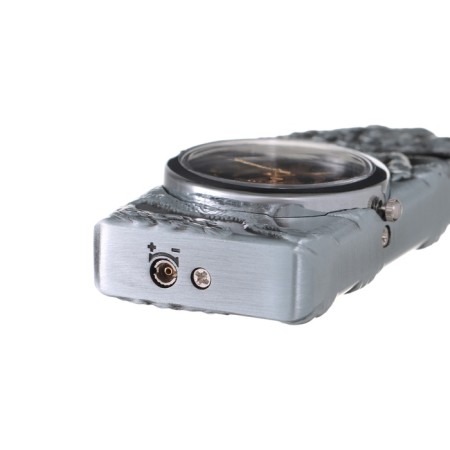 Gas lighter with a clock "Wolf", piezo, flame adjustment, 7.8 x 3.7 x 1.2 cm-4