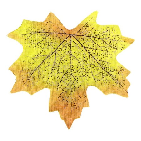 Decor "maple leaf", set of 50 pcs, yellow-green color-2