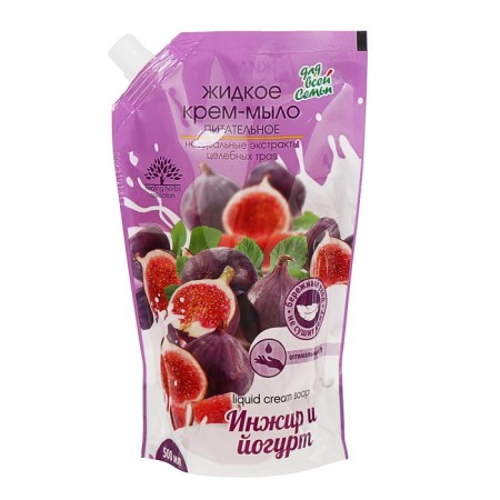 Liquid cream-soap “for the whole family” Nourishing figs and yogurt, 500 ml-2