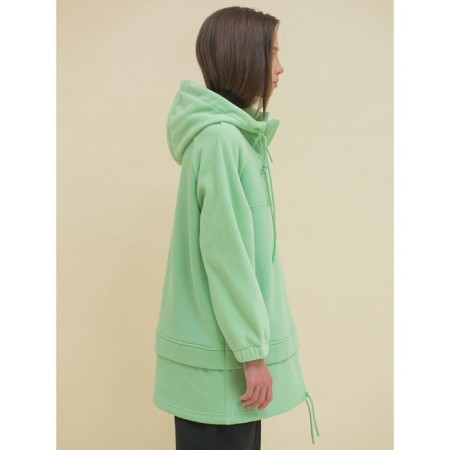 Sweatshirt for girls, height 104 cm, olive color-6