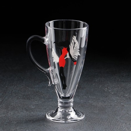 Glass Miss "Miss", for tea/coffee, 250 ml, mix-4