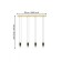 Bitachito 4x40W chandelier E27