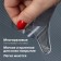 Five -holders for shoes, with a grip, on an adhesive base, silicone, 9 × 6.8 cm, steam, color transparent