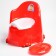 Children's anti -slip “comfort” pot with a lid, a removable bowl, red color