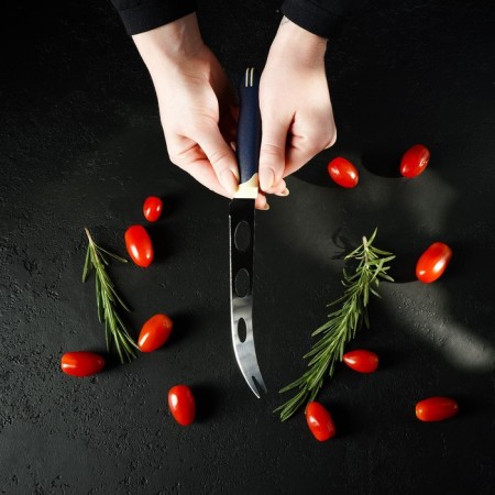 The cheese knife "Straip", blade 15 cm, blue-5