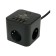 Network filter Cablexpert Cube Cube-3-CU3-B-1.5, 3P, 10A, 1XTYPE-C PD, 3XUSB, 1.5m, Ur. 4+ 1030904