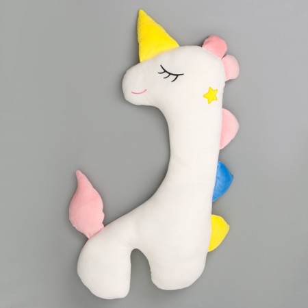 Skill of a soft toy "Unicorn", 105 cm, white color-3