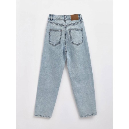 Women's jeans with a high landing CONTE Elegant Balloon, size XXS, color Light Blue-8