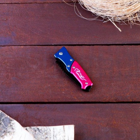 Folding "predator" knife, tiger handle-2