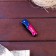 Folding "predator" knife, tiger handle