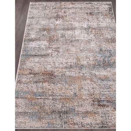 Rectangular carpet Merinos Richmond, size 160x220 cm, Cream-Blue color