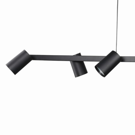 Suspended lamp Mantra Sal, GU10, 6x10W, 1010x160x160 mm, black color-1