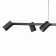Suspended lamp Mantra Sal, GU10, 6x10W, 1010x160x160 mm, black color