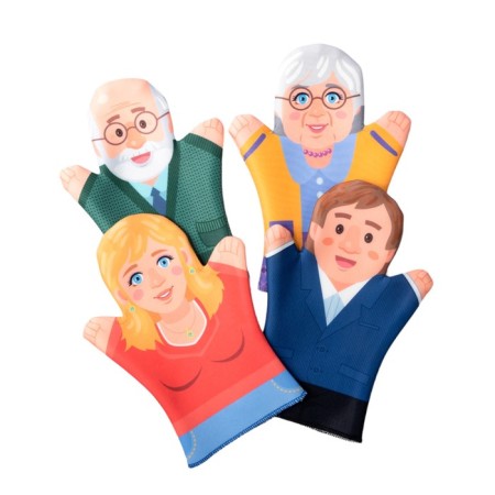 Home Puppet Theater "Family", 7 Puppet Pules-5