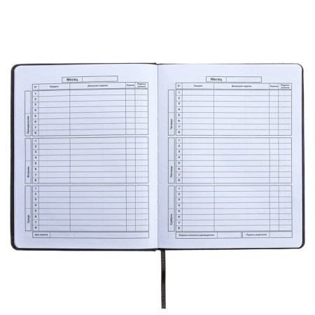 Universal Grade 1-11 Diary, 48 sheets "Traces", hard cover of artificial leather, embossing foil, liesse, OFSET block-8