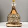 Hell lamp "Florence" E27 40W gold 23x23x30 cm Risalux