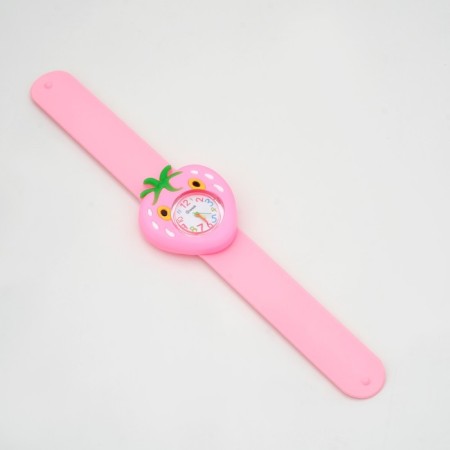 Watch watch quartz children's "strawberry", silicone strap-2