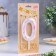 Candle in the “White Marble” cake, number “0”, giant, 9 cm