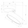 Lamp ceiling Elektrostandard, Pila LED 12 W, 135x135x93 mm, IP20, black color