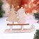 Souvenir Sancti "Snake with a Christmas tree", type 2, 10.5 x 4.7 x 7.8 cm