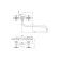 Bath mixer Rush Sakhalin SA5350-51, two-wound, long spout, chrome