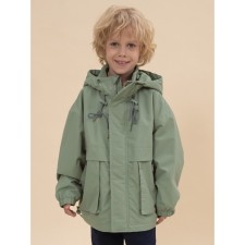 Windbreaker for boys, height 104 cm, green color
