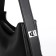 Female bag on one shoulder, on a zipper, black color
