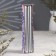 A set of antique candles, 2.2x 30 cm, 4 pieces, silver metallic