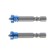 Tundra bats, magnetized, S2 steel, round magnetic lattice, PH2 x 50 mm, 2 pcs.