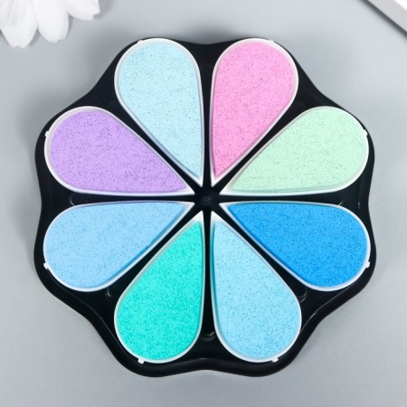 Stamping pillow "Light fog" set of 8 colors 4.2x11x11 cm-2